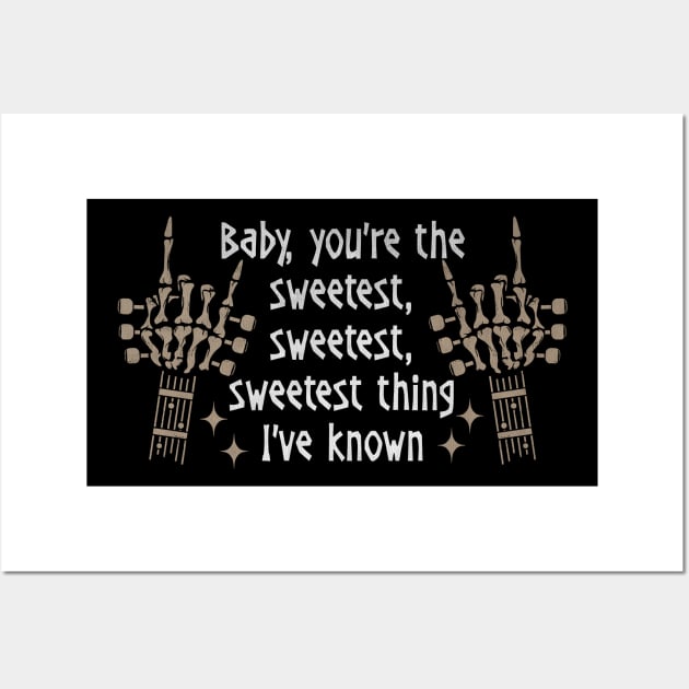 Baby, you're the sweetest, sweetest, sweetest thing I've known Deserts Cactus Boots Skeleton Wall Art by Beetle Golf